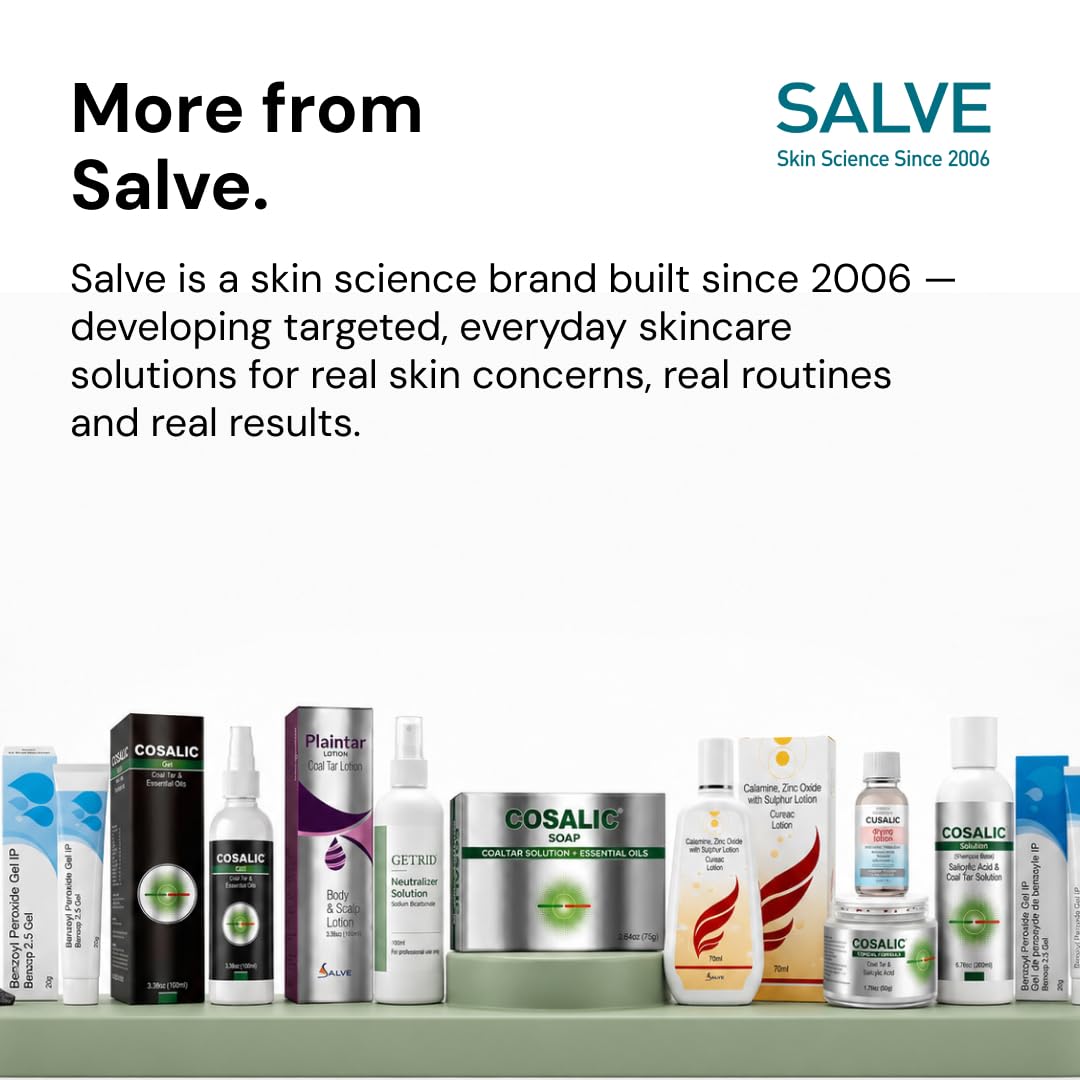 SALVE Benxop on bathroom shelf lifestyle shot showing integration into daily routine