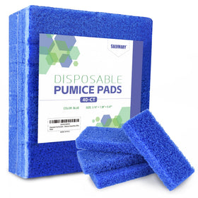 SALVMARY front packaging showing 40 coarse blue pumice pads for efficient callus removal
