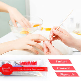 SALVMARY kit in salon setting demonstrating quick, sanitary single-use workflow
