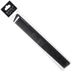 Sam Villa comb held in hand to show length and control for cutting accuracy