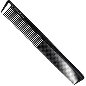 Sam Villa front view of long cutting comb showcasing sleek silhouette and glide benefit