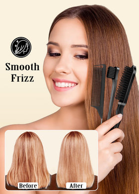Samnyte edge brush detail shaping baby hairs and refining hairline