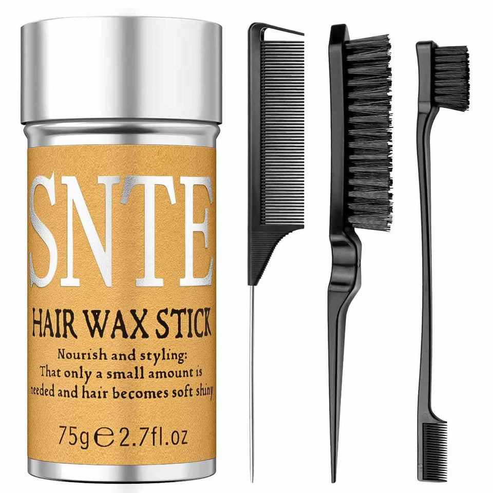 Samnyte front packaging showing full slick back styling kit, travel-ready