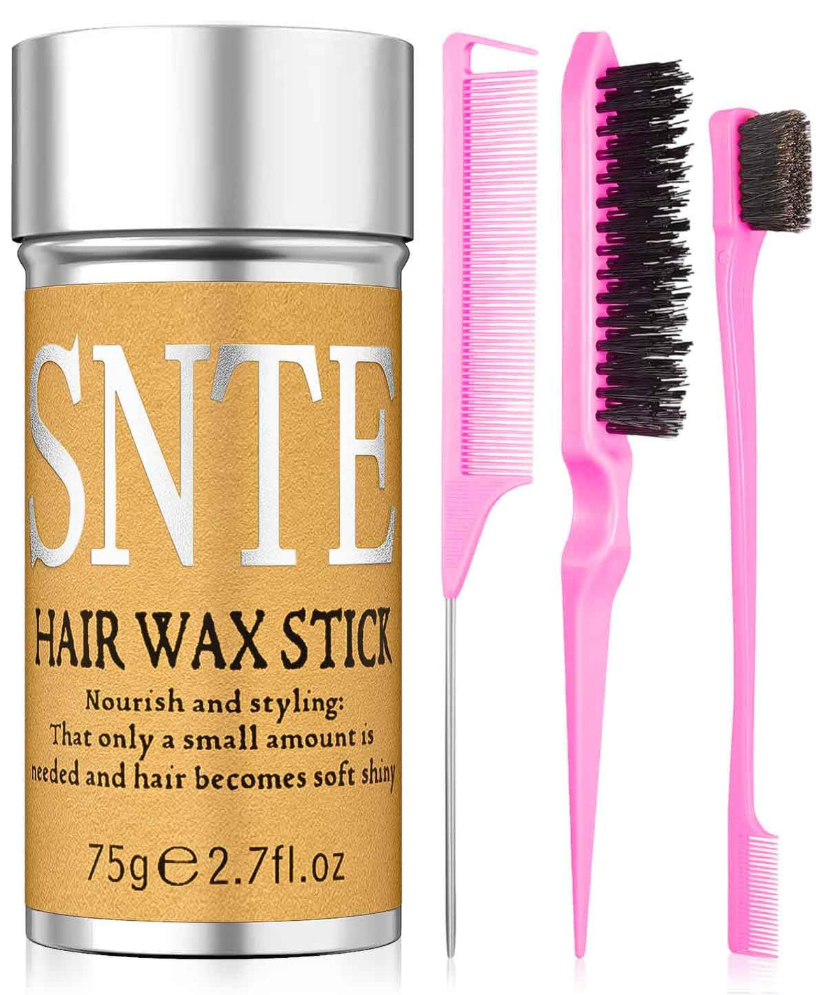 Samnyte front packaging showing pink styling kit for neat styling