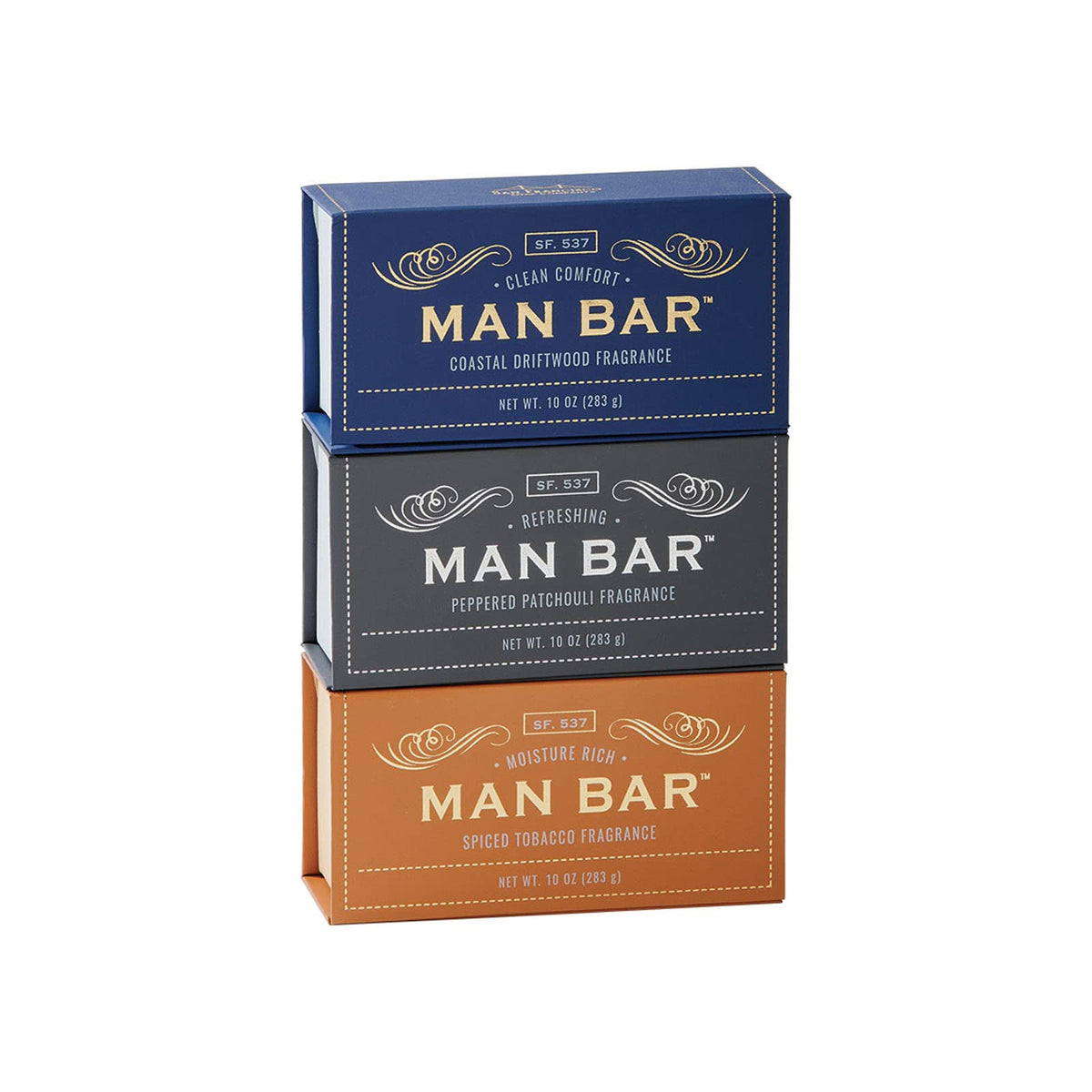San Francisco Soap Company boxed set front view showing gift-ready packaging and quality
