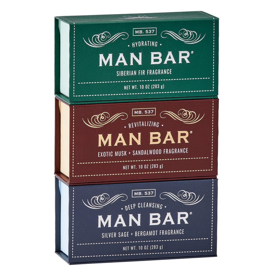 San Francisco Soap Company front packaging showing rugged gift box and benefit of presentation
