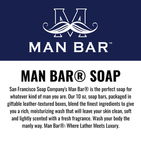 San Francisco Soap Company Silver Sage bar close-up revealing texture and refreshing clarity