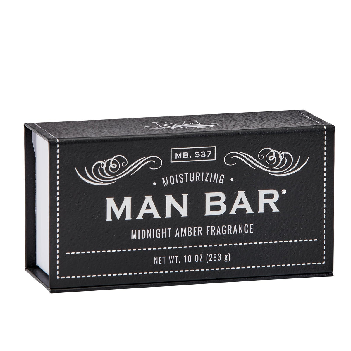 San Francisco Soap Company front packaging showing masculine amber fragrance and gift-ready box