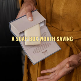 San Francisco Soap Company three bars flatlay demonstrating scent variety and presentation