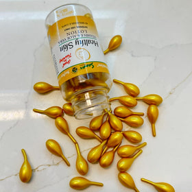 Sanar Naturals capsules inside a travel kit showing portability benefit