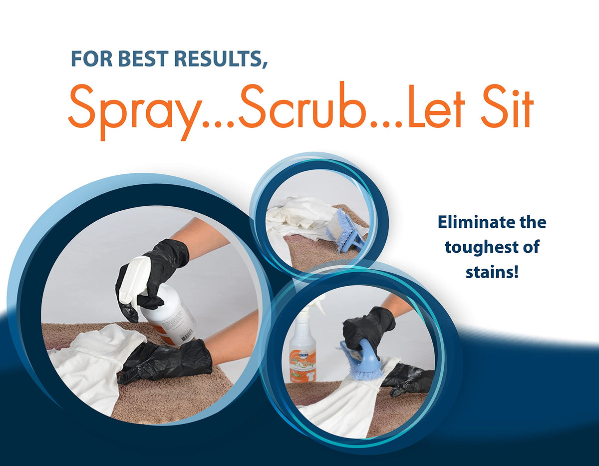 Sanco Industries Pit Stop before and after shirt stain lift demonstration