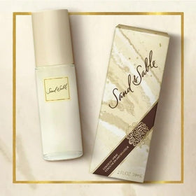 Sand & Sable bottle arranged as gift showing attractive presentation