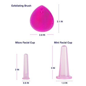 SanDine Silky Skin cups held in hand showing size and portability advantage