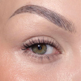 Sandstone Scandinavia metallic cinnamon swatch on skin showing shimmer