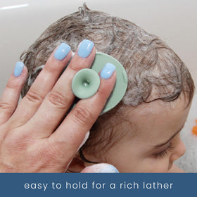 S&T INC. close-up of silicone bristles showing gentle texture and soft cleanse