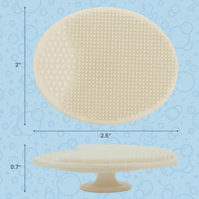 S&T INC. scrubbie creating gentle lather with baby shampoo for effective cleaning