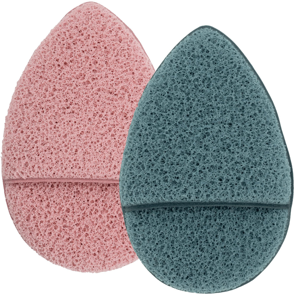 S&T INC. face sponges front packaging showing two-color reusable pads and benefits