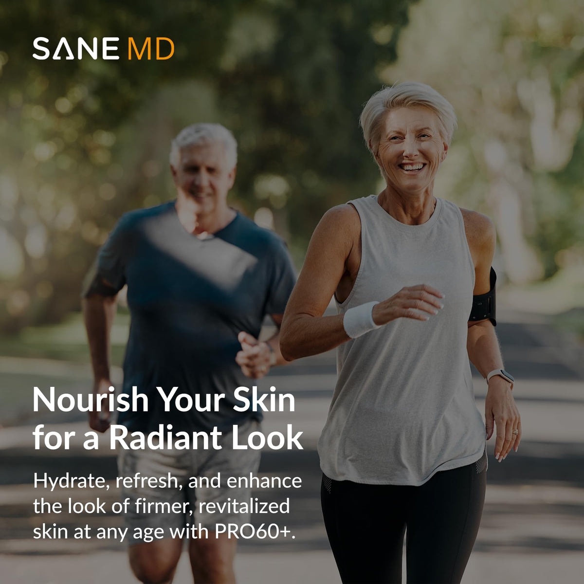 SANE MD PRO60+ grouped with sunscreen suggesting daytime pairing for pigment protection