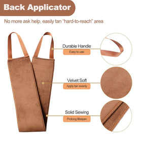 Sanfery face tanning brush detail for precise, natural facial application