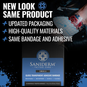 Saniderm close-up of sheet texture demonstrating durable breathable film