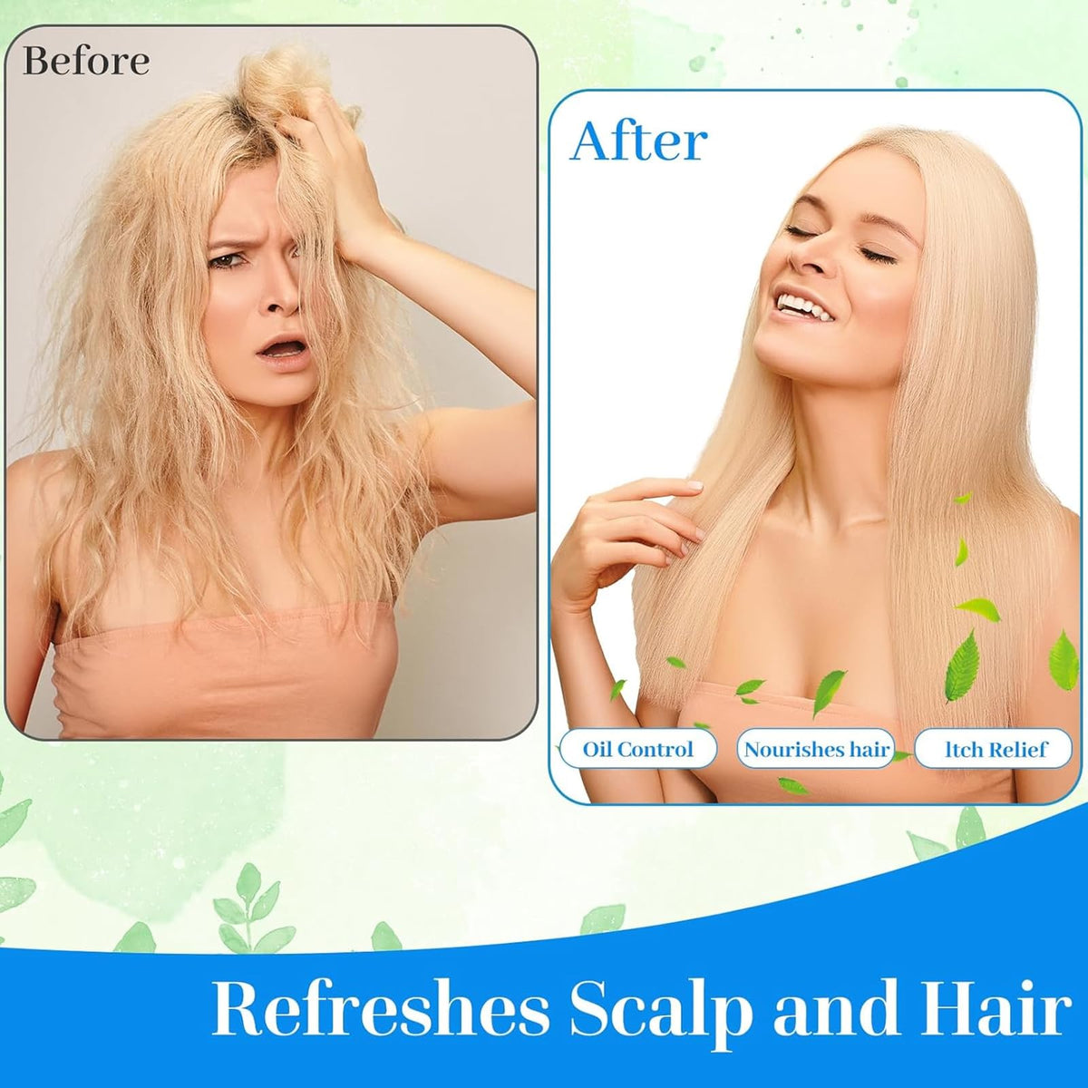SANPUK cap applied to patient bedside, demonstrating waterless hair wash for caregivers