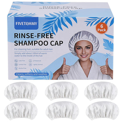 SANPUK front packaging showing six individually wrapped no-rinse caps, convenient storage benefit