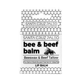 Santa Cruz Paleo front packaging showing clean unflavored balm benefits