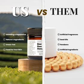 Santa Cruz Paleo honey close-up highlighting organic honey benefit for gentle hydration