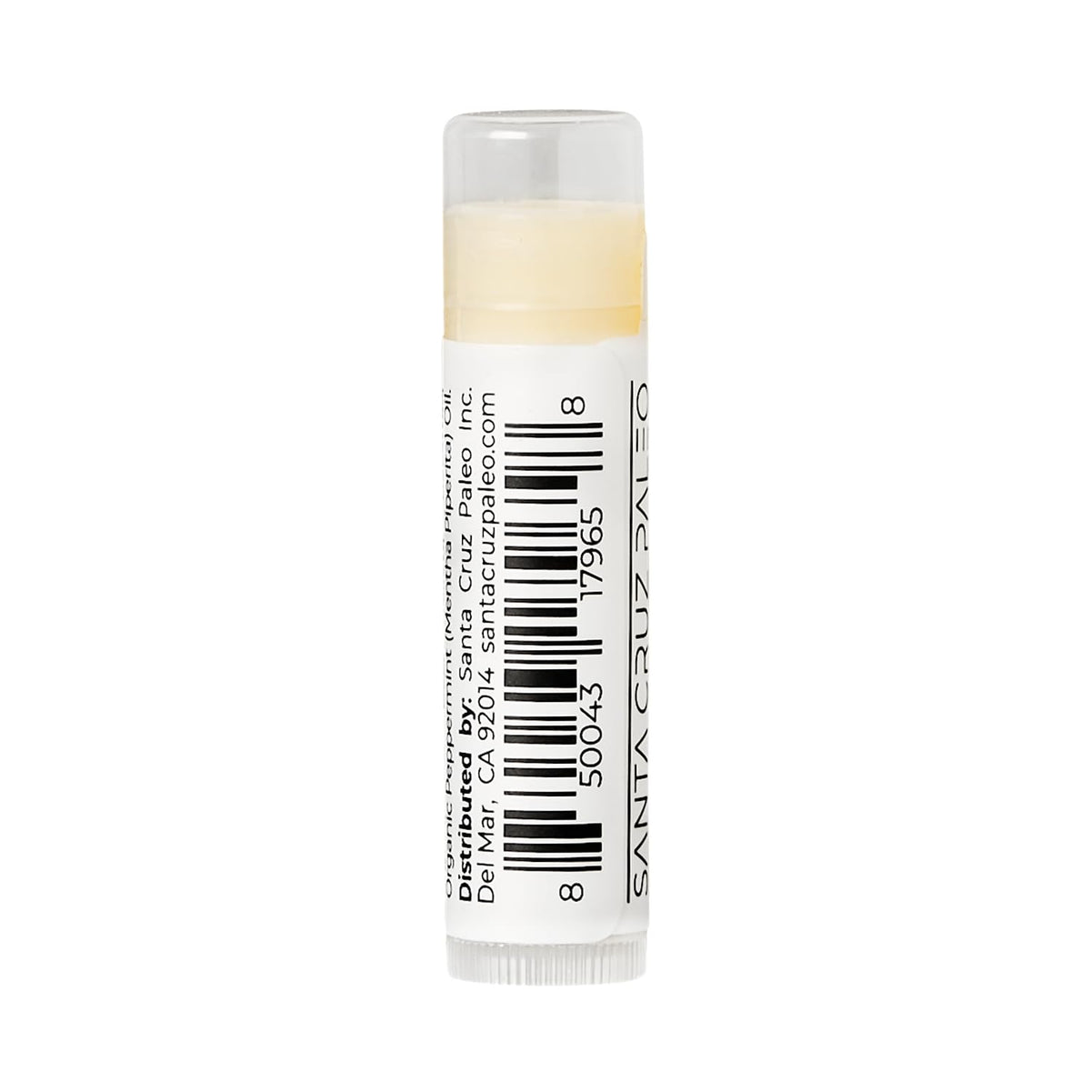 Santa Cruz Paleo label close-up highlighting ingredient list and clean formulation benefit