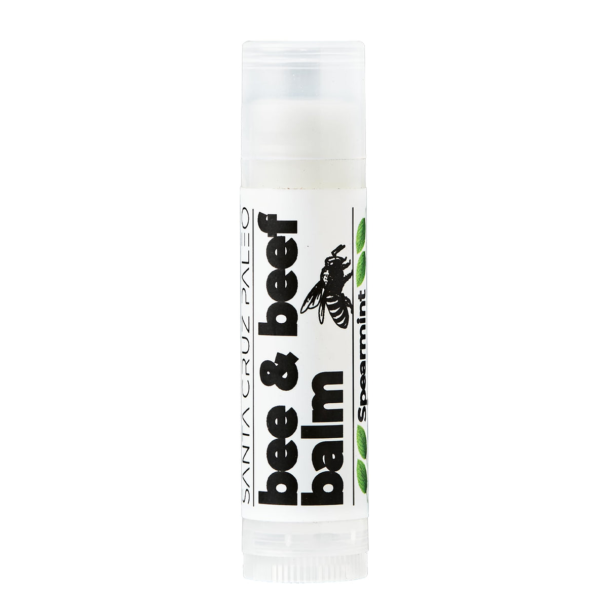 Santa Cruz Paleo close-up of balm texture highlighting beeswax sheen and hydration