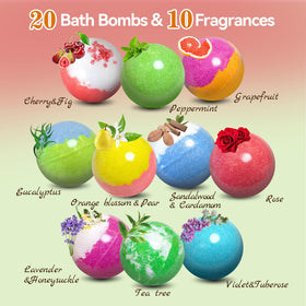 Santrela bath bomb fizzing in bathtub demonstrating vivid color and relaxing visual effect