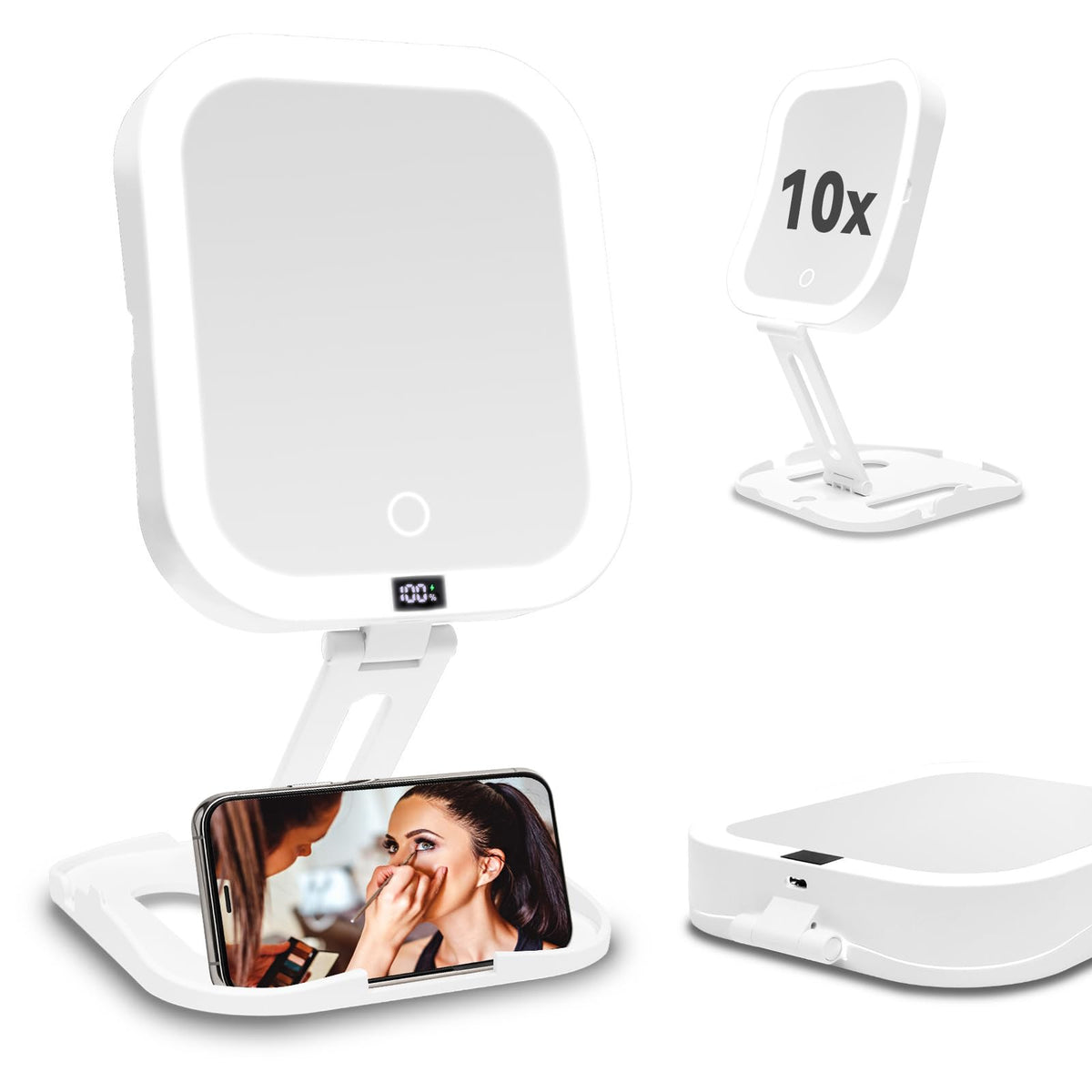 SANYCASA on a vanity during morning routine showcasing practical daily use