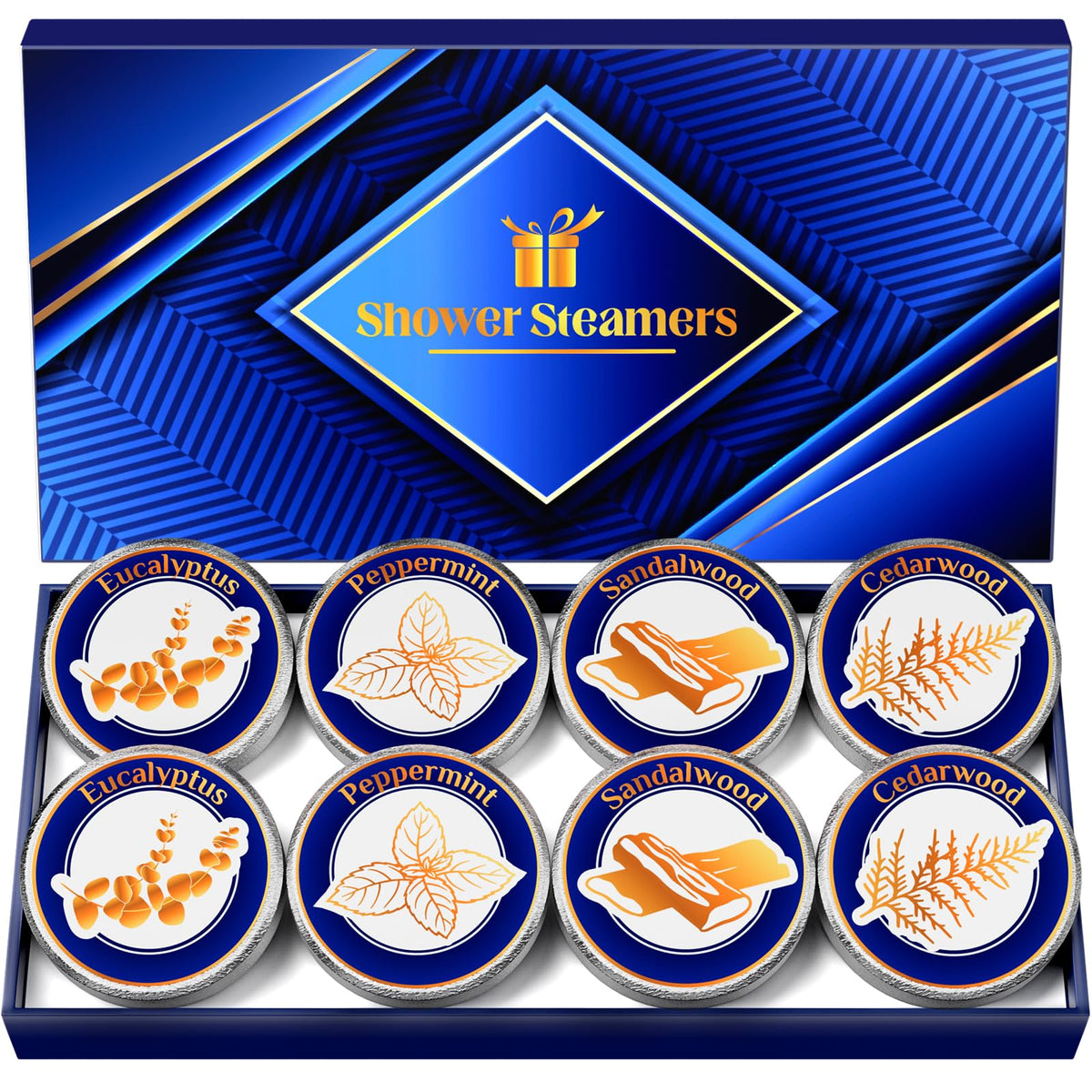 sanyi front box shot showing bold blue packaging and gift-ready presentation
