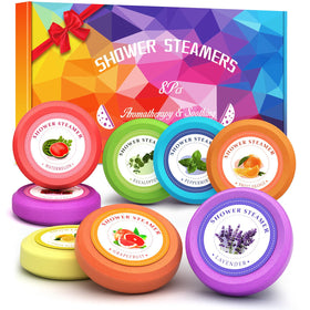 sanyi front packaging showing colorful shower steamer box for gifting