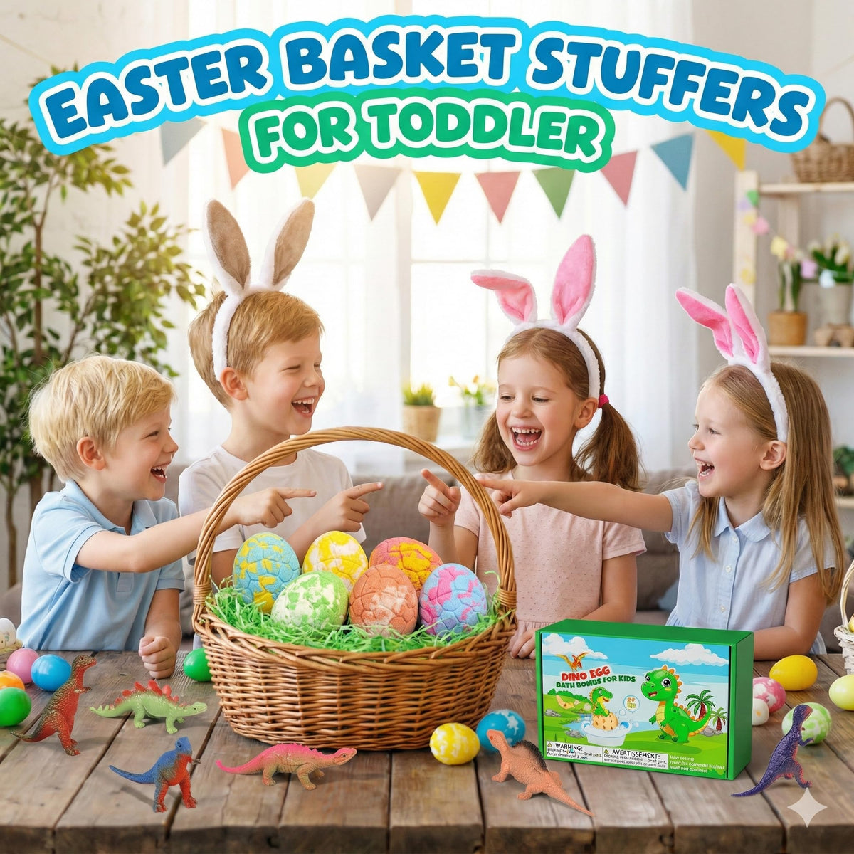 sanyi party favor arrangement in stocking and basket for gifting convenience