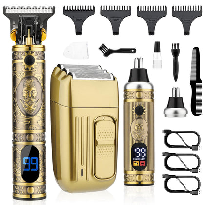Saoilli front packaging showing full 3-in-1 grooming kit and accessories for convenience