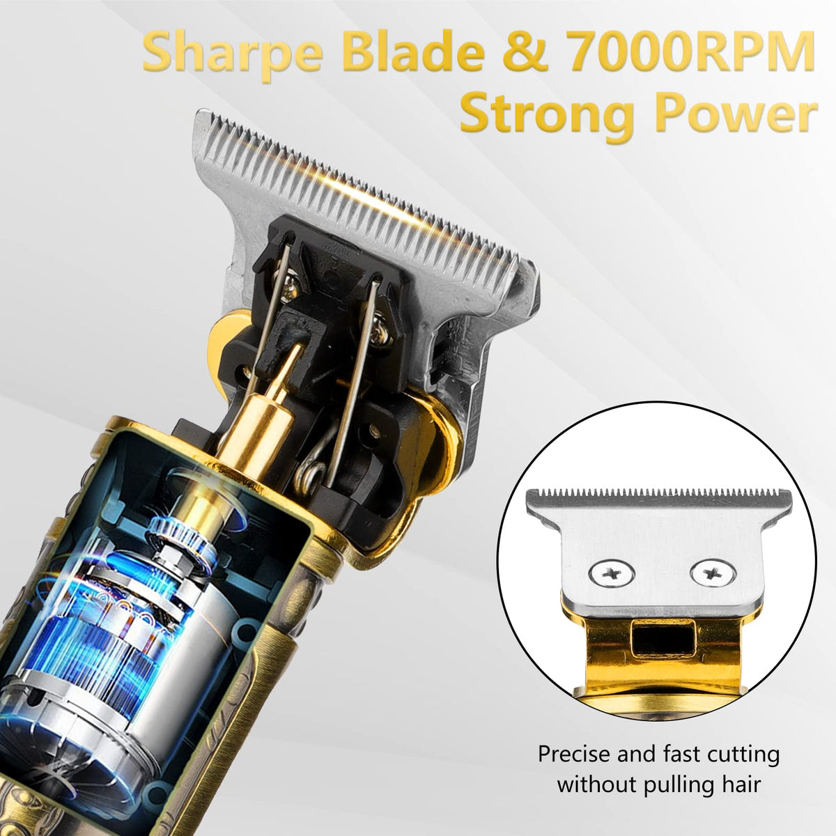 Saoilli trimmer in use shaping beard demonstrating precision styling benefit