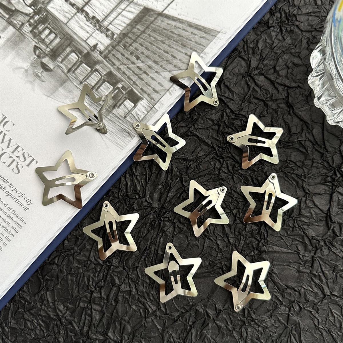 SAOROPEB fifteen star clips neatly arranged to show full set value