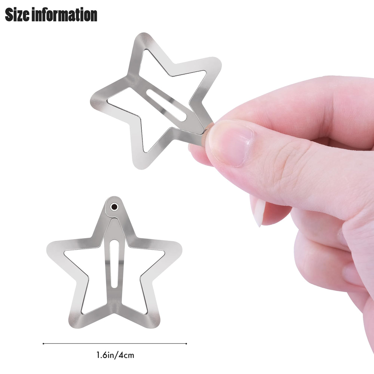 SAOROPEB close-up of star shape and polished metal surface for durable style