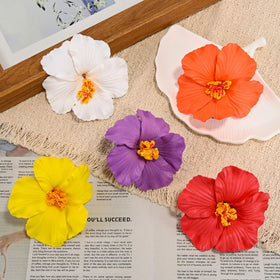 SAOROPEB clips styled in beach hair, vibrant boho vacation benefit