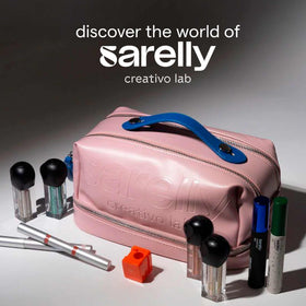 SARELLY model wearing long cow lash look showcasing dramatic, conditioned lashes