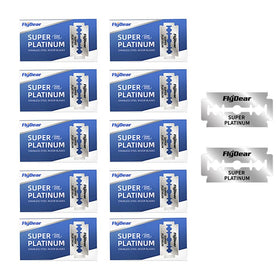 sasiga front packaging shows 100 blades and clear bulk supply benefit