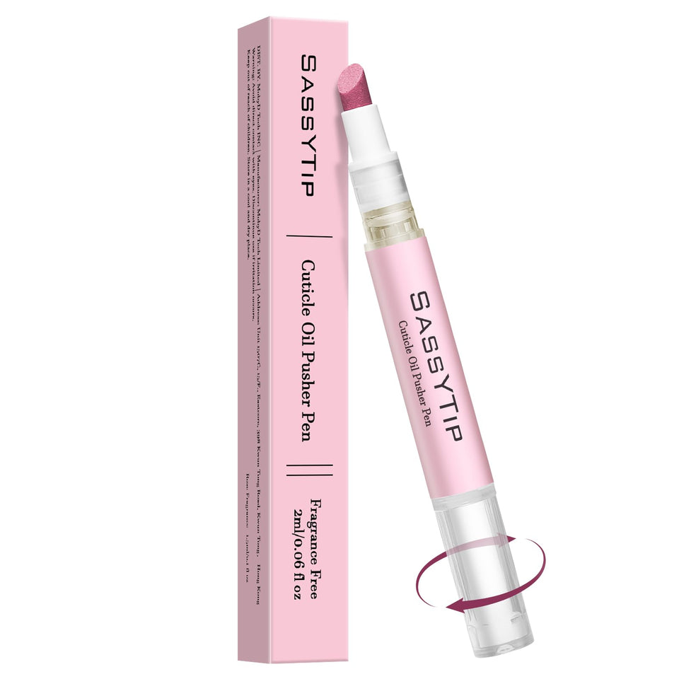 SASSYTIP front packaging showing product and benefits for neat nails