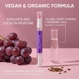 SASSYTIP oil blend ingredients arranged highlighting nourishing jojoba benefits
