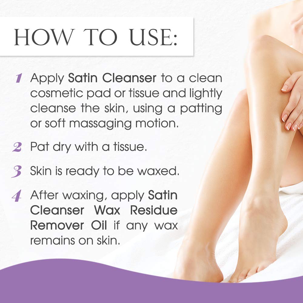 SATIN SMOOTH in salon setting beside waxing tools showing professional-ready prep benefit