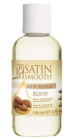 SATIN SMOOTH front bottle showing label and 4 fl oz size, professional look