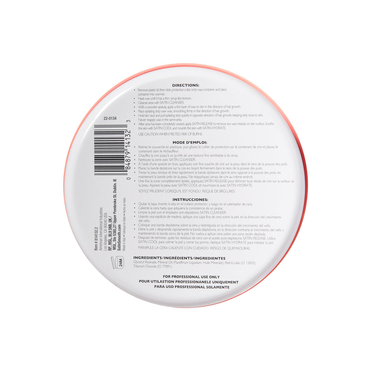 SATIN SMOOTH used in a salon setting showing professional finish and smoother skin
