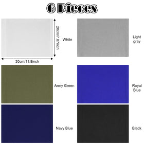SATINIOR six caps laid flat displaying each color for outfit coordination benefit