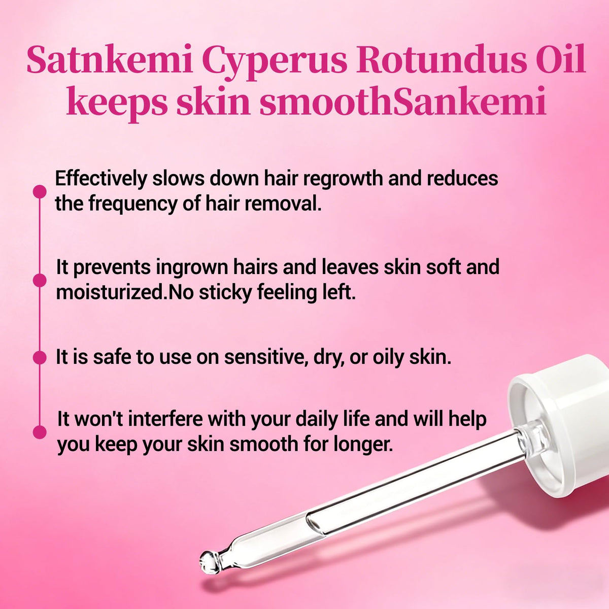 Satnkemi oil texture close-up highlighting lightweight, fast-absorbing finish