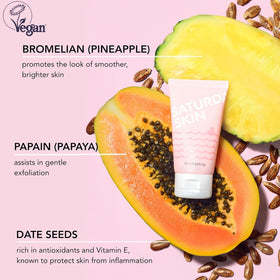 Saturday Skin gel texture close-up showing smooth formula and gentle feel